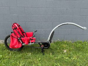Read more about the article 20″ Weehoo Pull Behind Red – $99